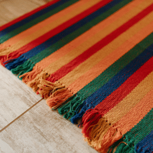 Tapete Beira de Cama Multicor